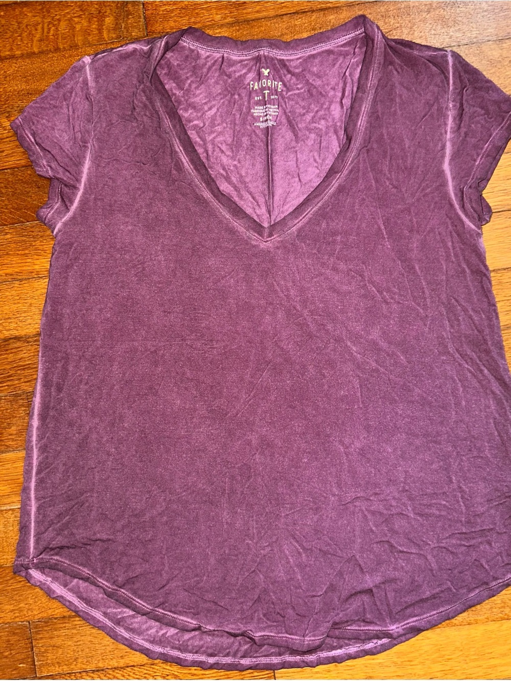 Women’s American Eagle Tshirt (Plum) - Size Small